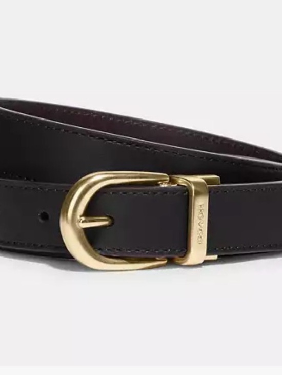 Coach Other - Men's Coach Leather Belt with Gold Buckle